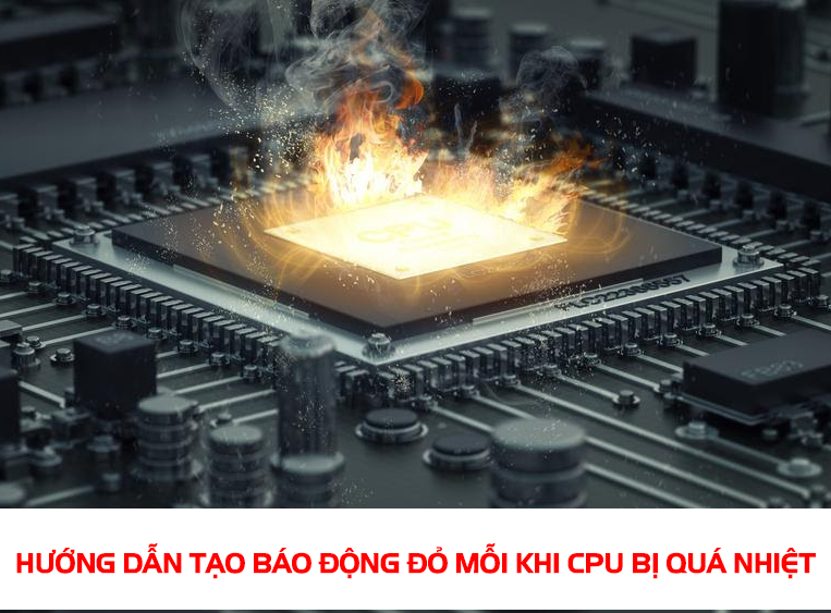 Hướng dẫn tạo báo động đỏ mỗi khi CPU bị quá nhiệt