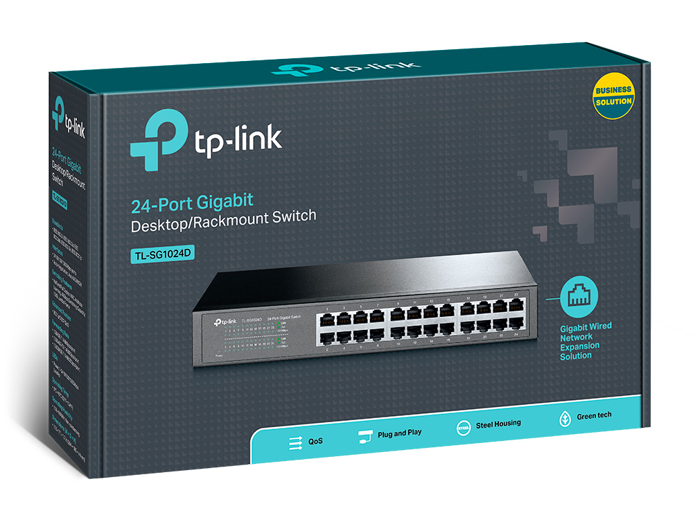 Bộ Chia mạng TPlink 24P TL-SG1024D Gigabit 10/100/1000Mbp 1