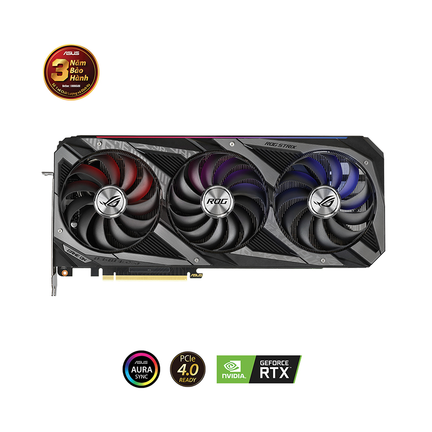 VGA Asus ROG STRIX RTX3070-O8G-GAMING (8GB GDD6, 256-bit, HDMI +DP, 2x8-pin) 2