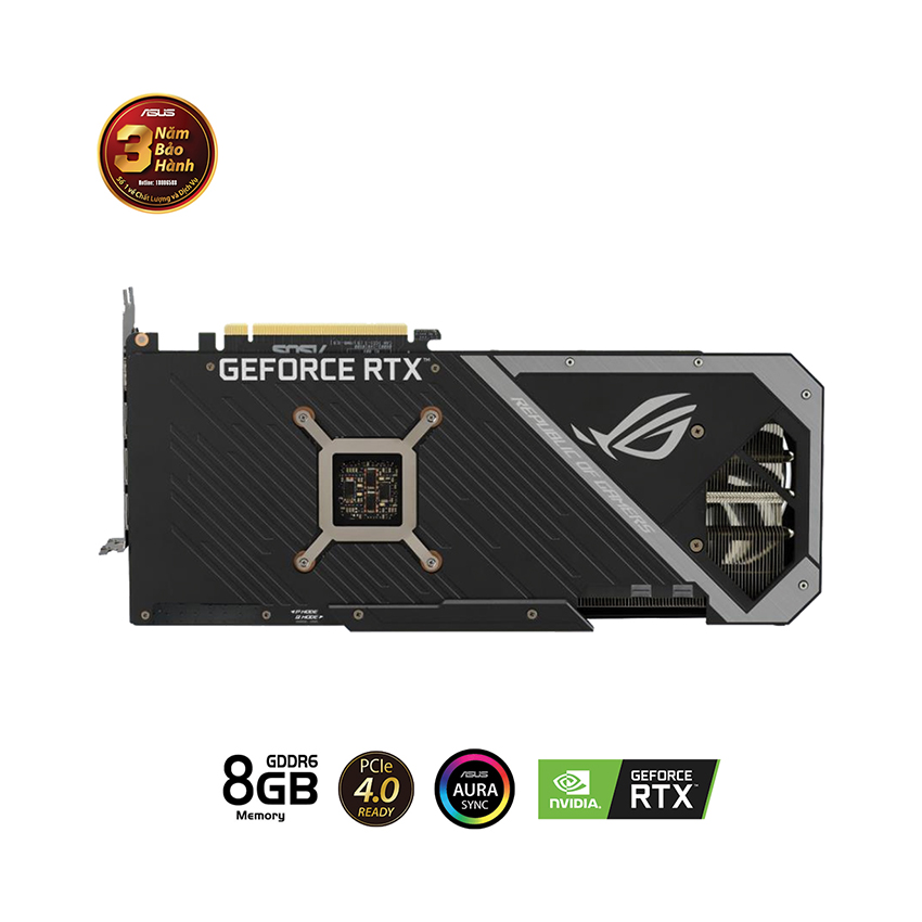 VGA Asus ROG STRIX RTX3070-O8G-GAMING (8GB GDD6, 256-bit, HDMI +DP, 2x8-pin) 4