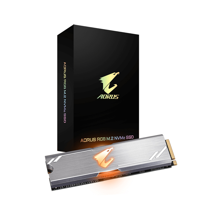 Ổ cứng SSD Gigabyte AORUS RGB 256GB PCIe NVMe Gen 3.0 x 4 (Đọc 3100MB/s, Ghi 1050MB/s) - (GP-ASM2NE2256GTTDR) 1