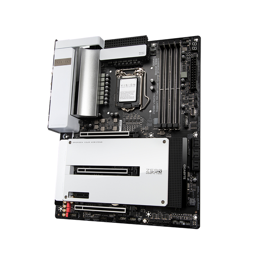 Mainboard Gigabyte Z590 VISION D (Intel Z590, Socket 1200, ATX, 4 khe Ram DDR4) 2