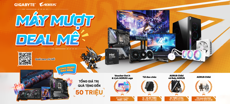 GIGABYTE ra mắt Chương Trình Khuyến Mãi mùa hè 