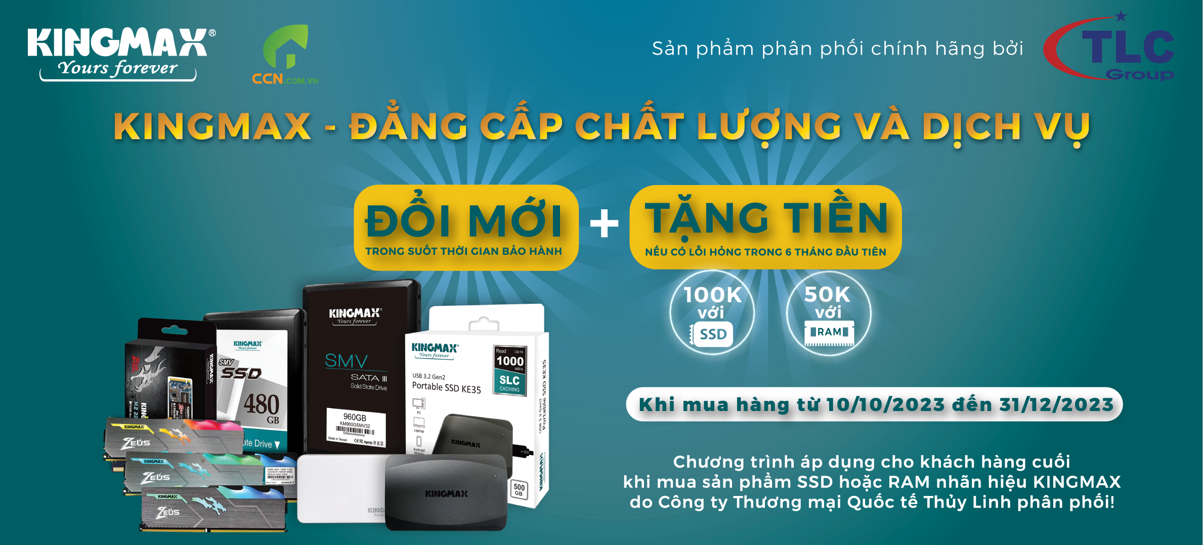 KINGMAX – ĐẲNG CẤP CHẤT LƯỢNG và DỊCH VỤ