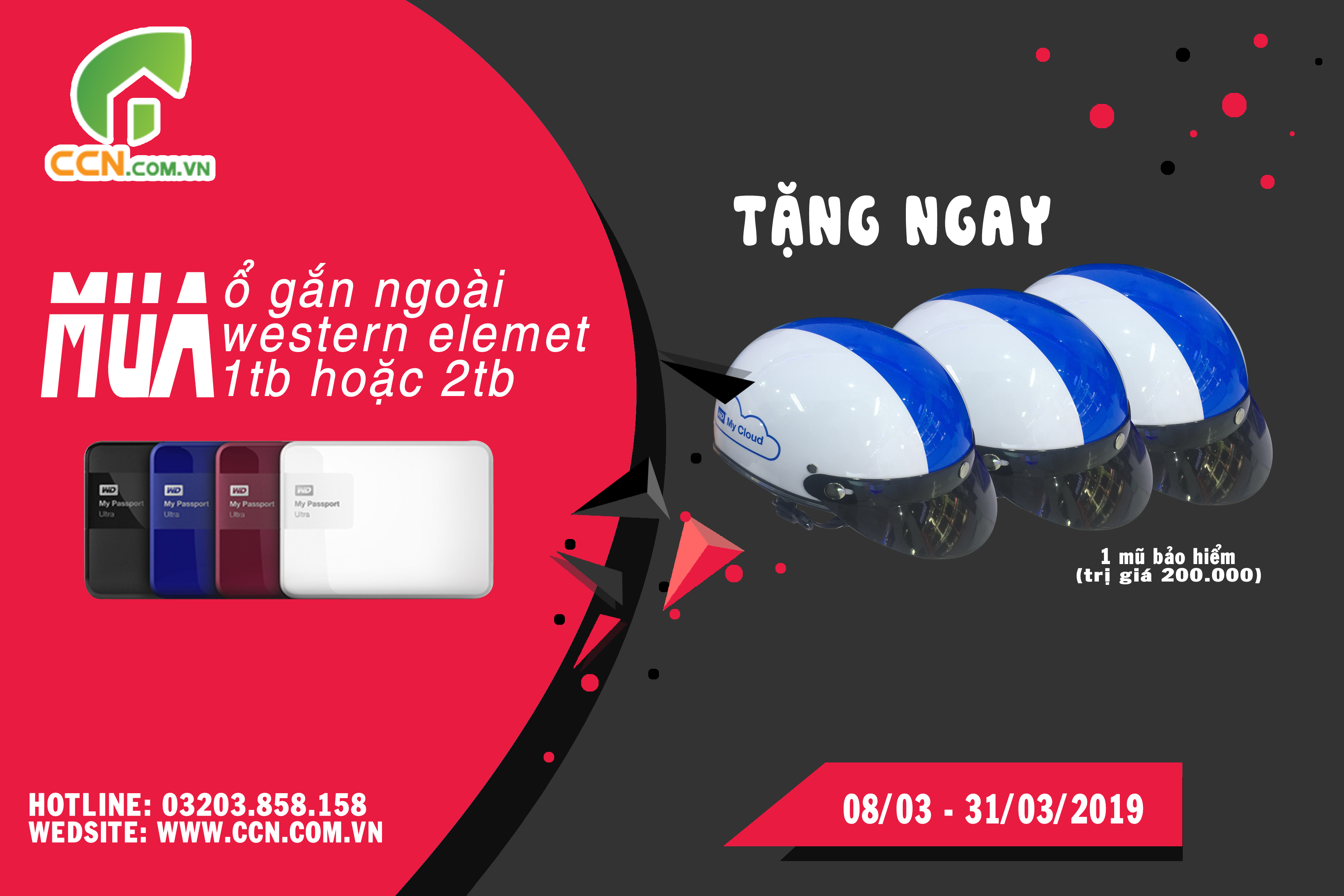 Mua hdd cắm ngoài western elemet