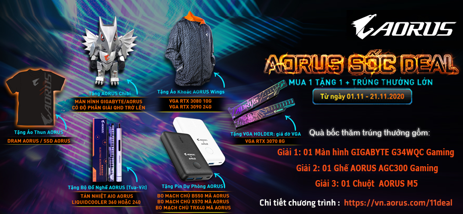 Khuyến mại Hot Aorus tháng 11 này !!!