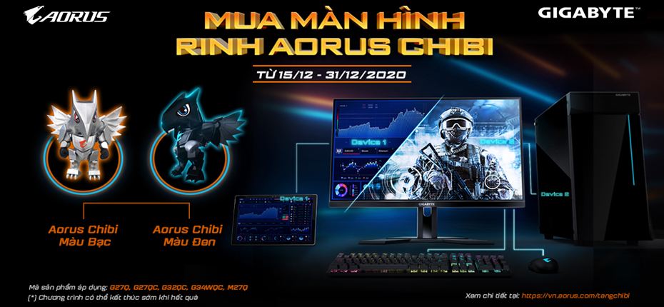 MUA MÀN HÌNH - RINH AORUS CHIBI