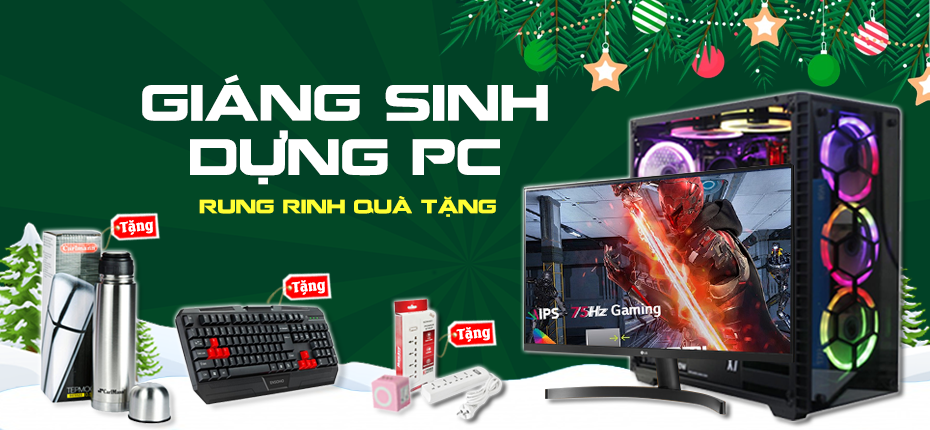 Dựng PC - nhận quà giáng sinh