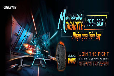 Quà tặng cực Cool - khi mua màn hình Gigabyte