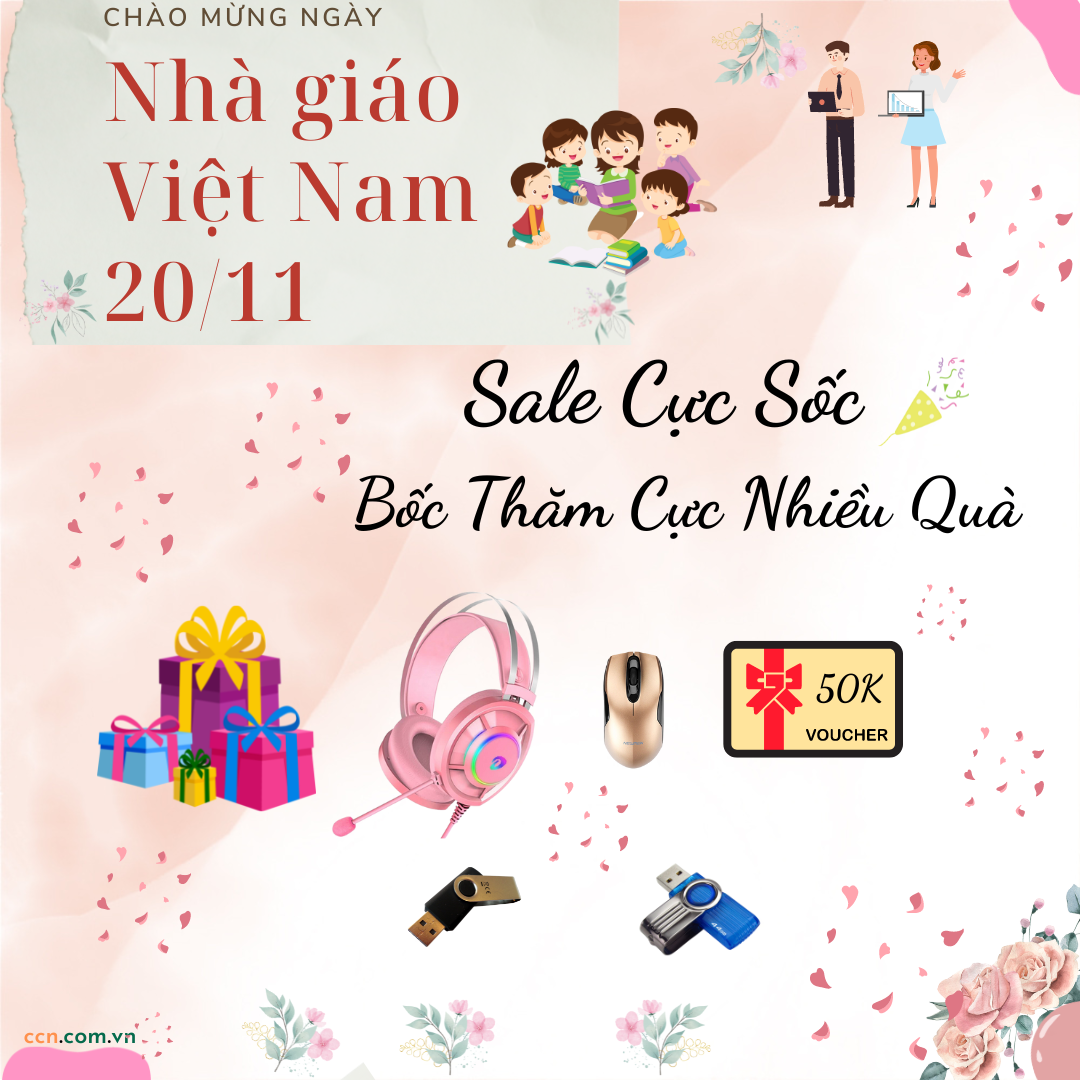 Chào Mừng Ngày 20/11- Sale ngập tràn- Bốc Thăm Cực Nhiều Quà