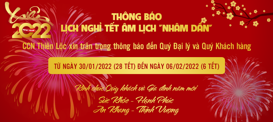 THÔNG BÁO LỊCH NGHỈ TẾT ÂM LỊCH NHÂM DẦN 2022