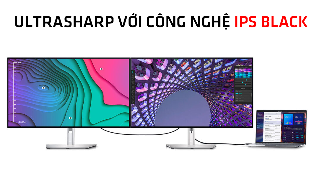 Dell ra mắt màn hình UltraSharp với công nghệ IPS Black cho màu đen sâu hơn 35%