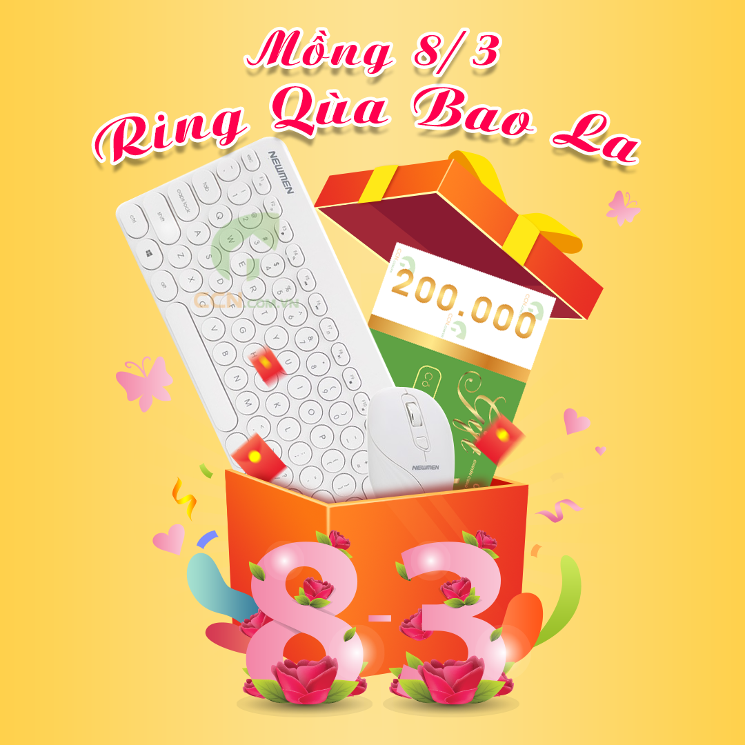 MỒNG 8/3 RING QUÀ BAO LA