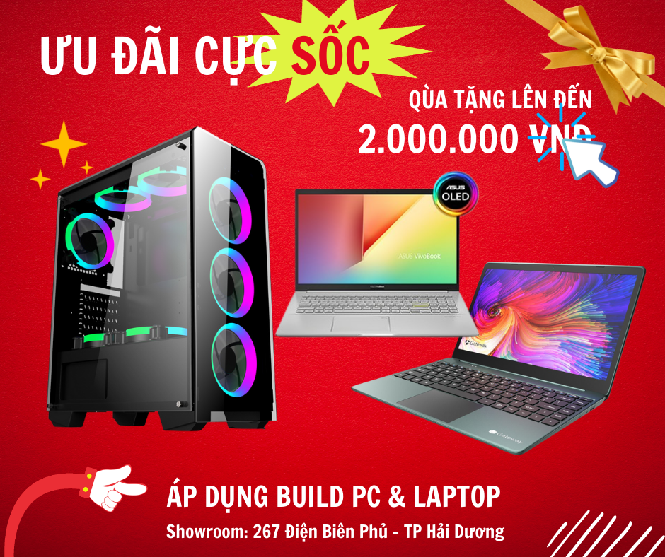 ƯU ĐÃI CỰC SỐC KHI MUA LAPTOP