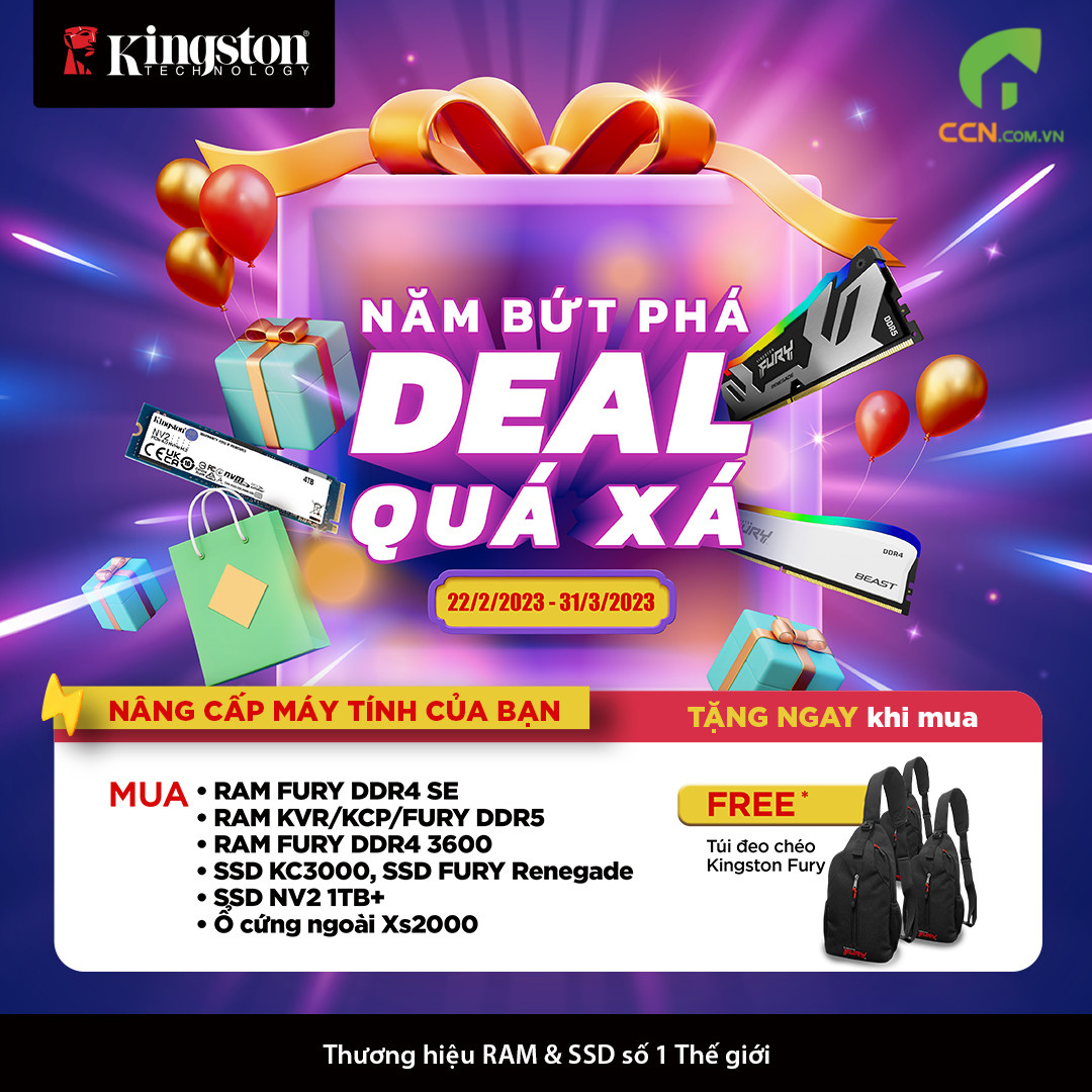 🛡 NĂM BỨT PHÁ - DEAL QUÁ XÁ CÙNG KINGSTON 🧩