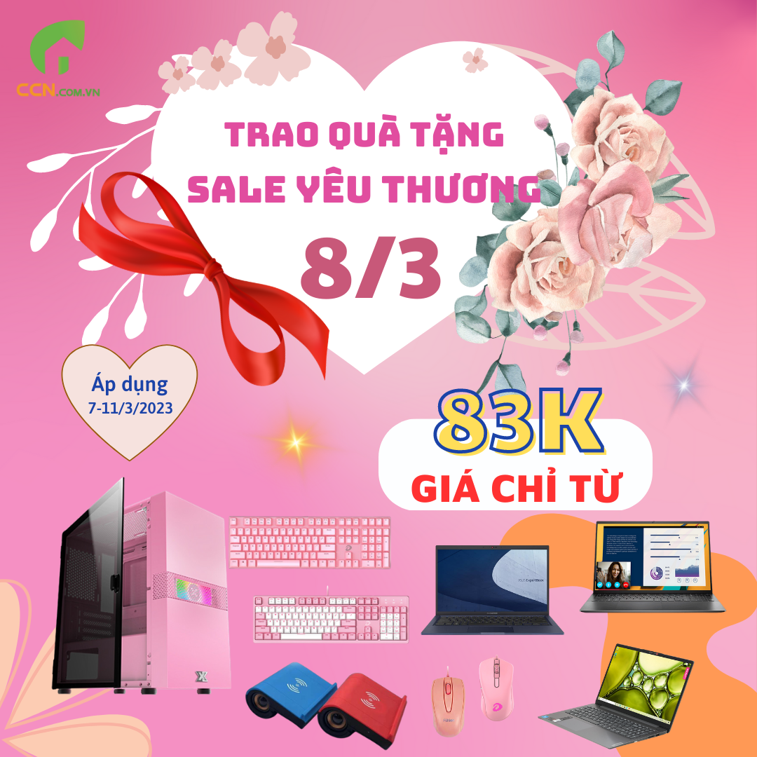 Trao Quà Tặng- Sale Yêu Thương- 8/3