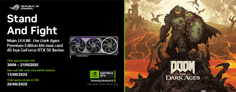 STAND AND FIGHT- Nhận code game DOOM: The Dark Ages Premium Edition
