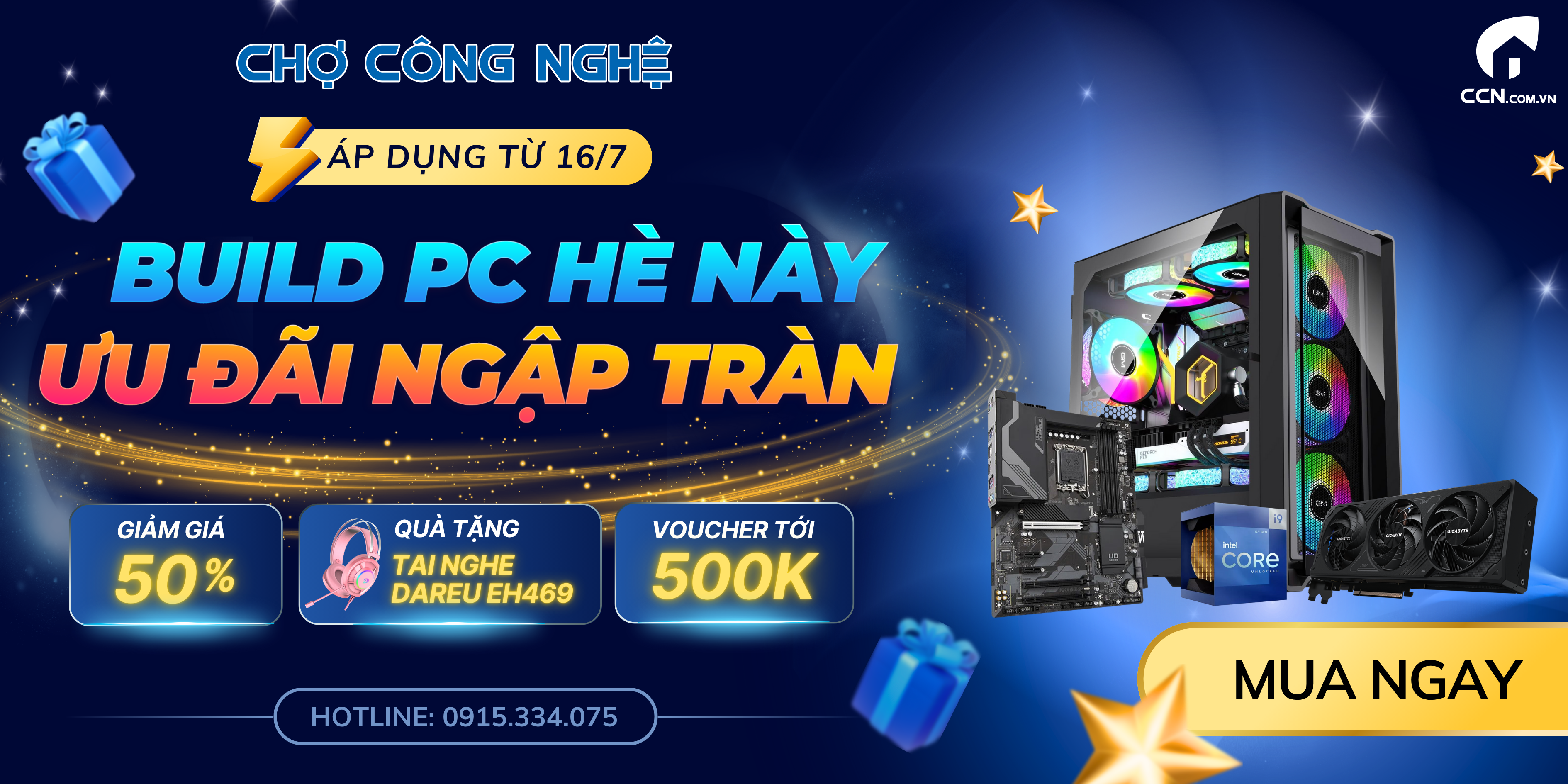 BUILD PC HÈ NÀY ƯU ĐÃI NGẬP TRÀN
