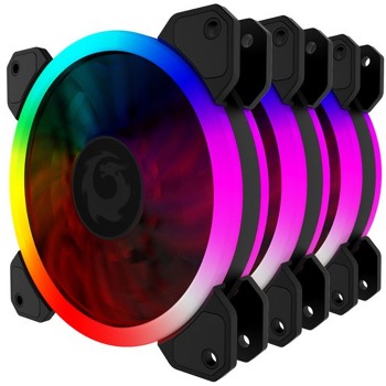 Fan case 3 Pack LED - Glaze + Điều Khiển