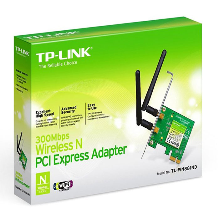 Card mạng TP-Link TL-WN881ND Wifi 300mbps 2