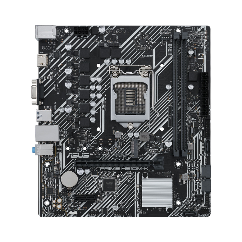 Mainboard ASUS PRIME H510M-K (Intel H510, Socket 1200, m-ATX, 2 khe Ram DDR4) 2