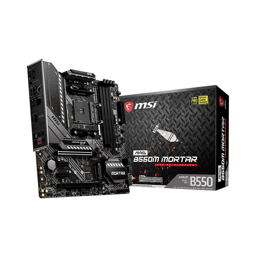Mainboard MSI MAG B550M MORTAR (AMD B550, Socket AM4, m-ATX, 4 khe RAM DDR4) 1
