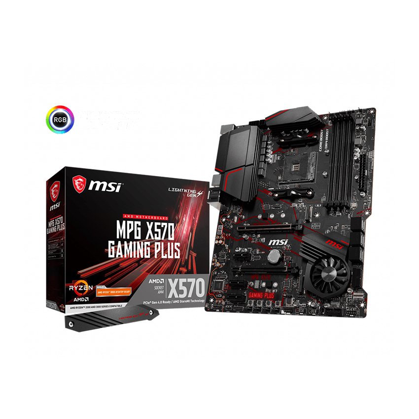 Mainboard MSI MPG X570 GAMING PLUS (AMD X570, Socket AM4, ATX, 4 khe RAM DDR4) 1