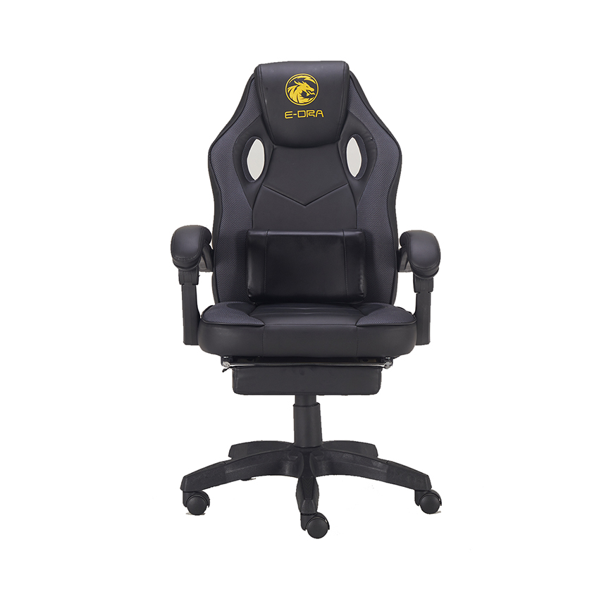 Ghế Gaming E-Dra Jupiter M EGC204 V2 Black (chân thép, lưng cao) 1