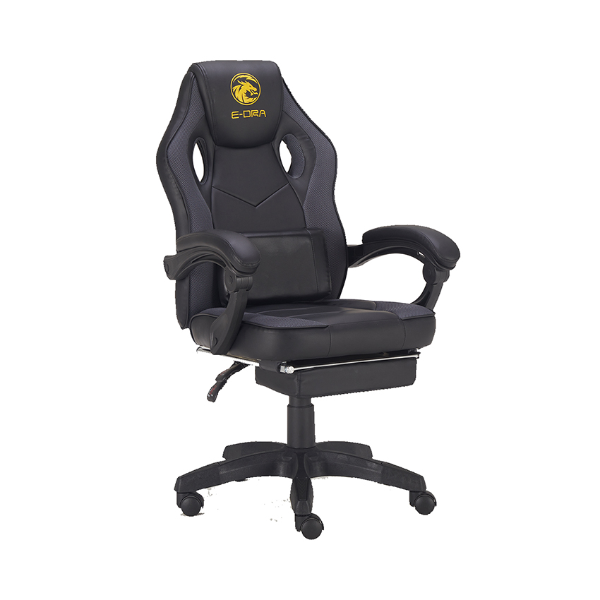 Ghế Gaming E-Dra Jupiter M EGC204 V2 Black (chân thép, lưng cao) 3