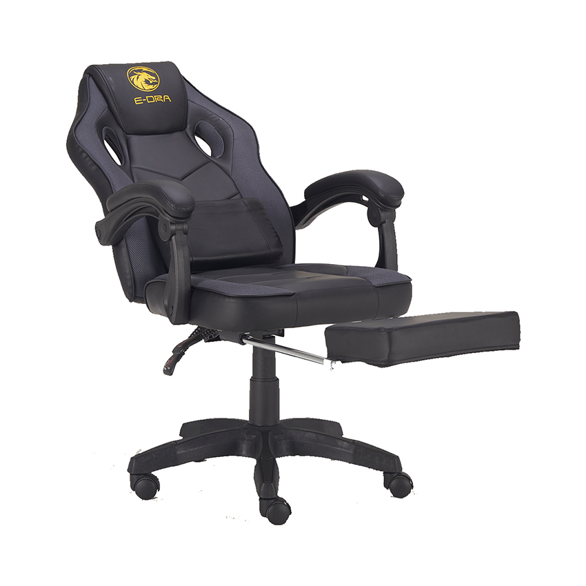 Ghế Gaming E-Dra Jupiter M EGC204 V2 Black (chân thép, lưng cao) 4