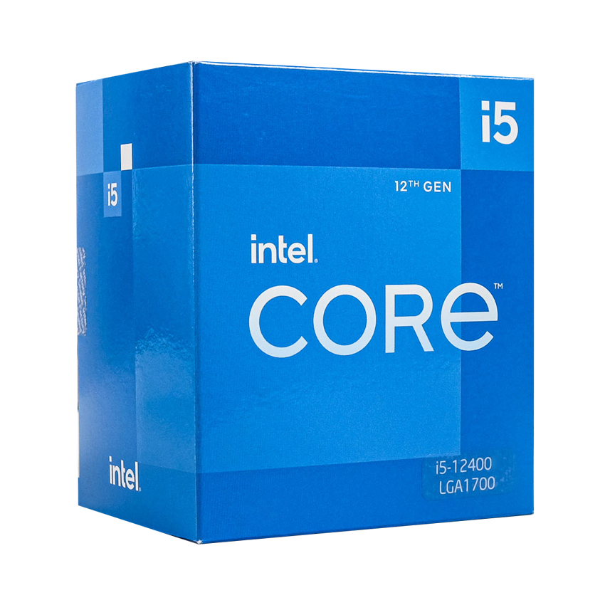 CPU Intel Core i5-12400 (Upto 4.4Ghz, 6 nhân 12 luồng, 18MB Cache, Socket 1700, Alder Lake)