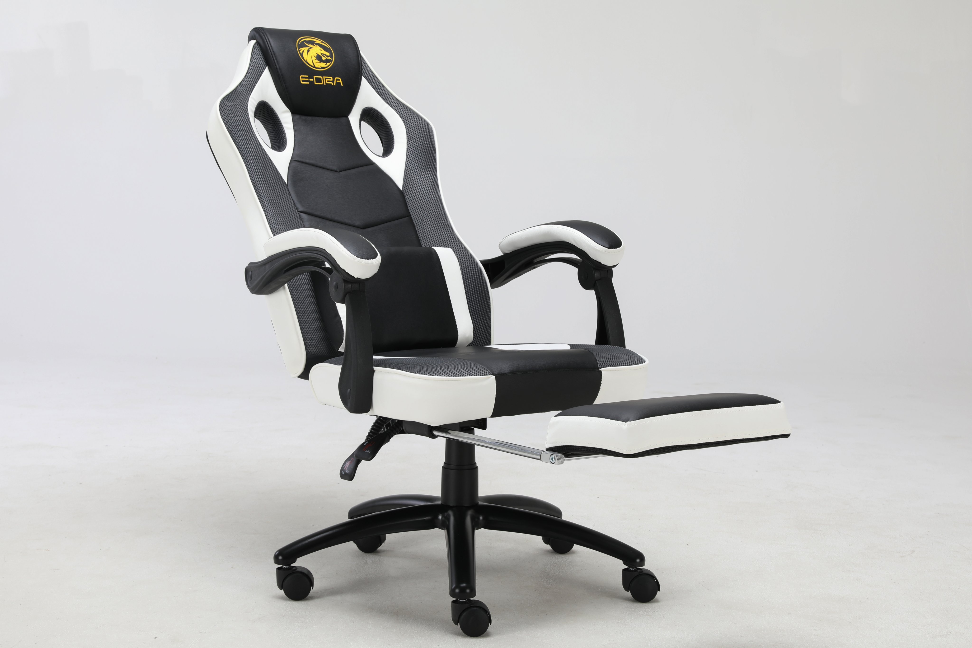 Ghế Gaming E-Dra Jupiter M EGC204 V2 Black (chân thép, lưng cao) 1