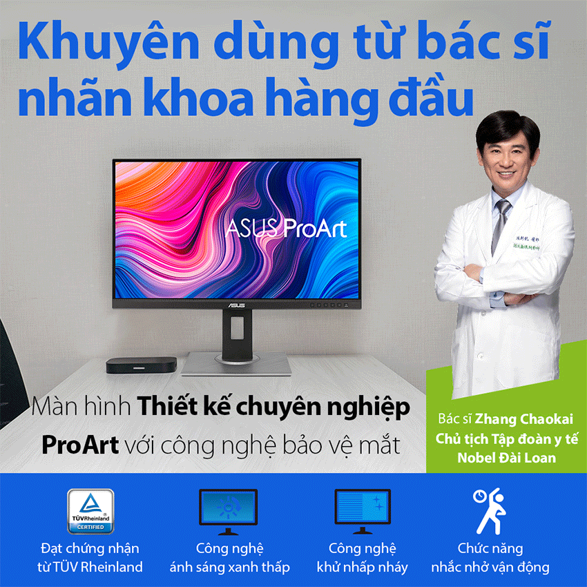 Màn hình Asus Pro Art PA248QV (24inch/WUXGA/IPS/75Hz/5ms/300nits/HDMI+DP+DSub+Audio+USB) 5