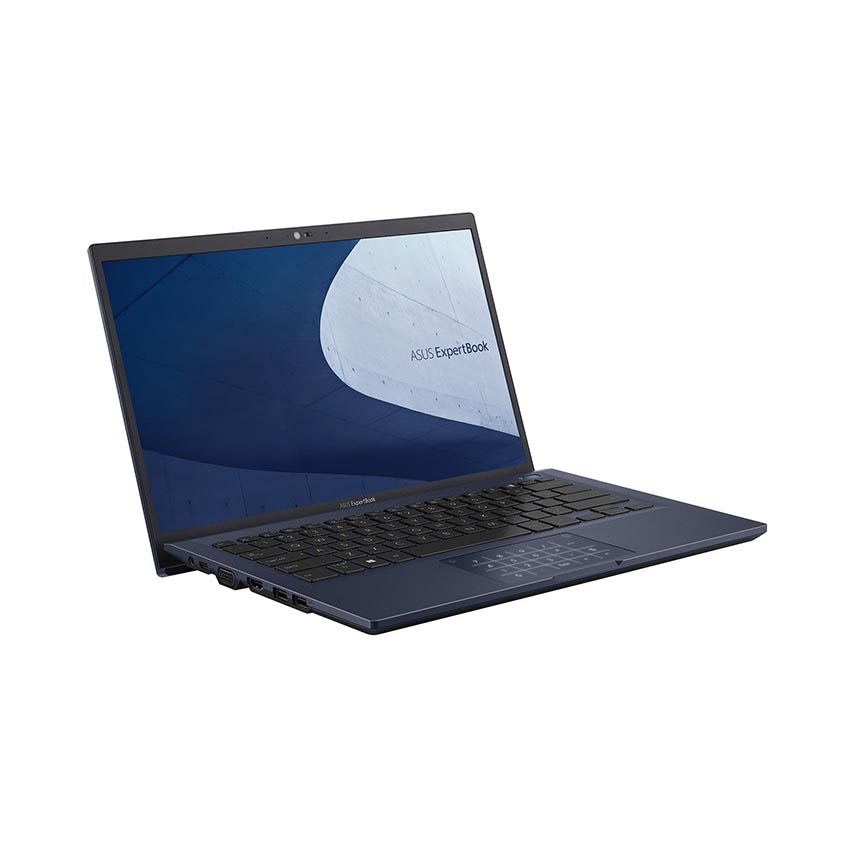 Laptop Asus ExpertBook B1400CEAE-EK3179W/ Đen/ Intel Core i5-1135G7(Up to 4.2Ghz' 8MB)/ RAM 8GB/ 512GB SSD/ Intel Iris Xe Graphics/ 14 inch FHD/ Win 11 + Chuột/ 2Yrs 6