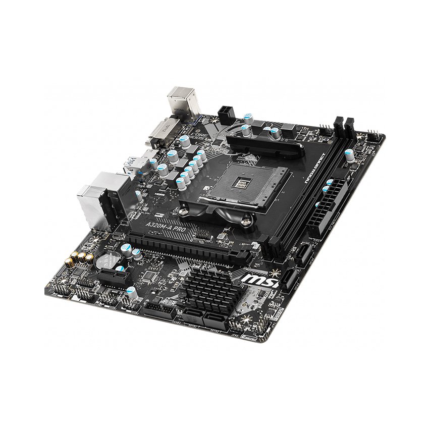 Mainboard MSI A320M-A PRO (AMD A320' Socket AM4' m-ATX' 2 khe RAM DDR4) 4