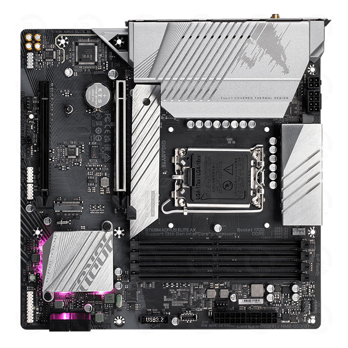 Mainboard Gigabyte B760M AORUS ELITE AX DDR5 (Wifi+Bluetooth) 4