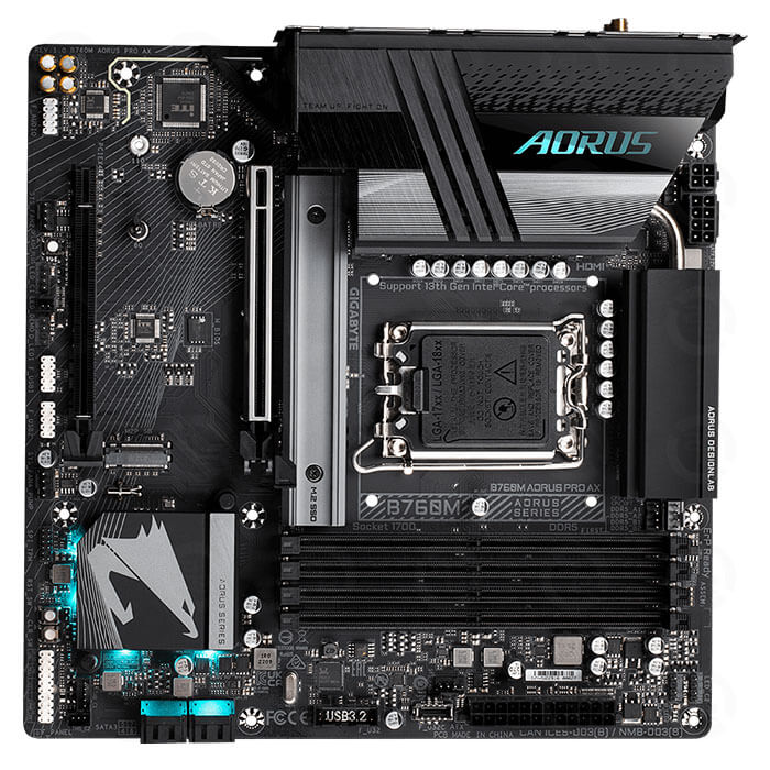 Mainboard Gigabyte B760M AORUS PRO AX DDR5 (Wifi+Bluetooth) 4
