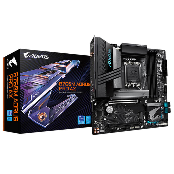 Mainboard Gigabyte B760M AORUS PRO AX DDR5 (Wifi+Bluetooth) 6