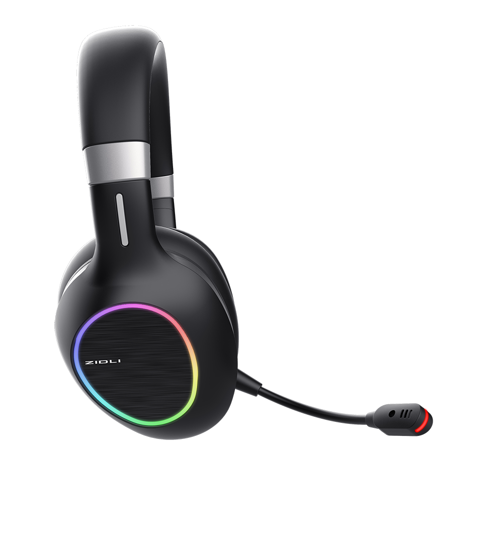 Tai nghe không dây Gaming Dual Mode Zidli AH1 2.4G (7.1' USB' Led) 5