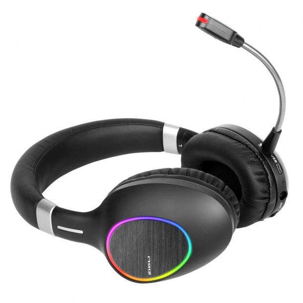 Tai nghe không dây Gaming Dual Mode Zidli AH1 2.4G (7.1' USB' Led) 7