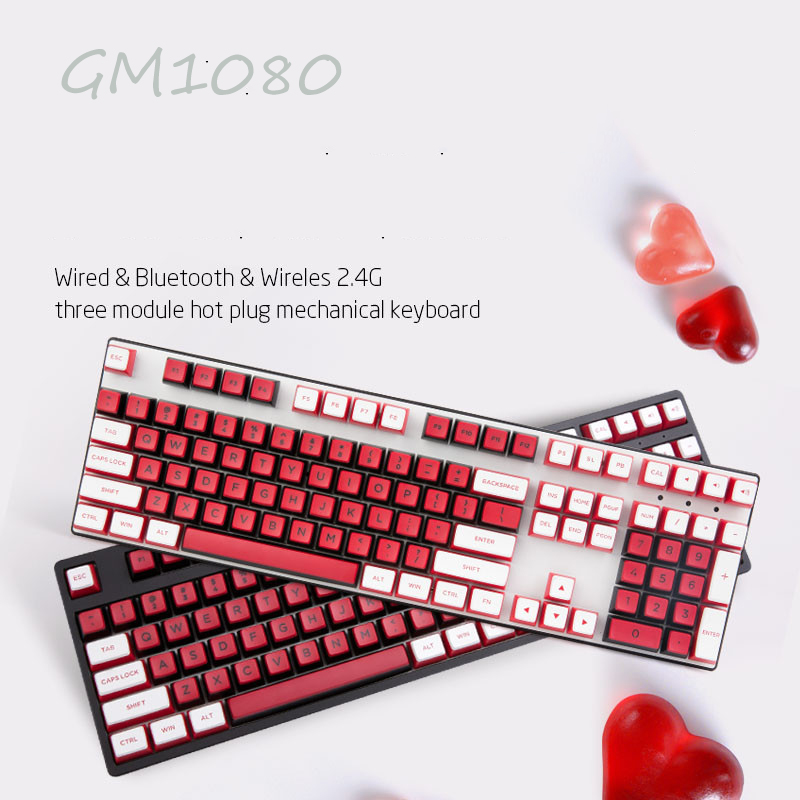 Bàn phím cơ không dây Dual Mode Newmen GM1080 - Switch G-Pro 2