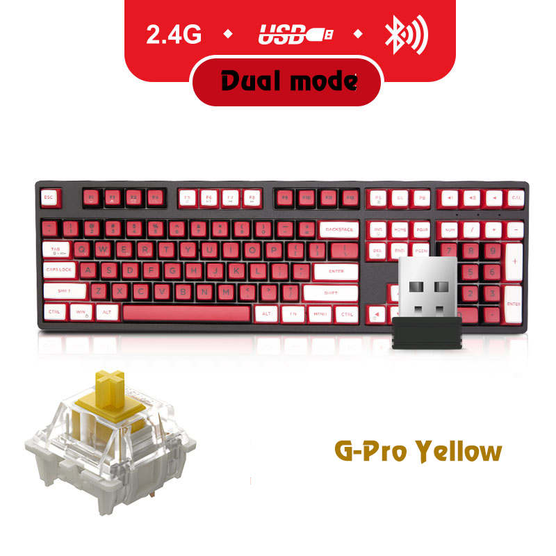 Bàn phím cơ không dây Dual Mode Newmen GM1080 - Switch G-Pro 5