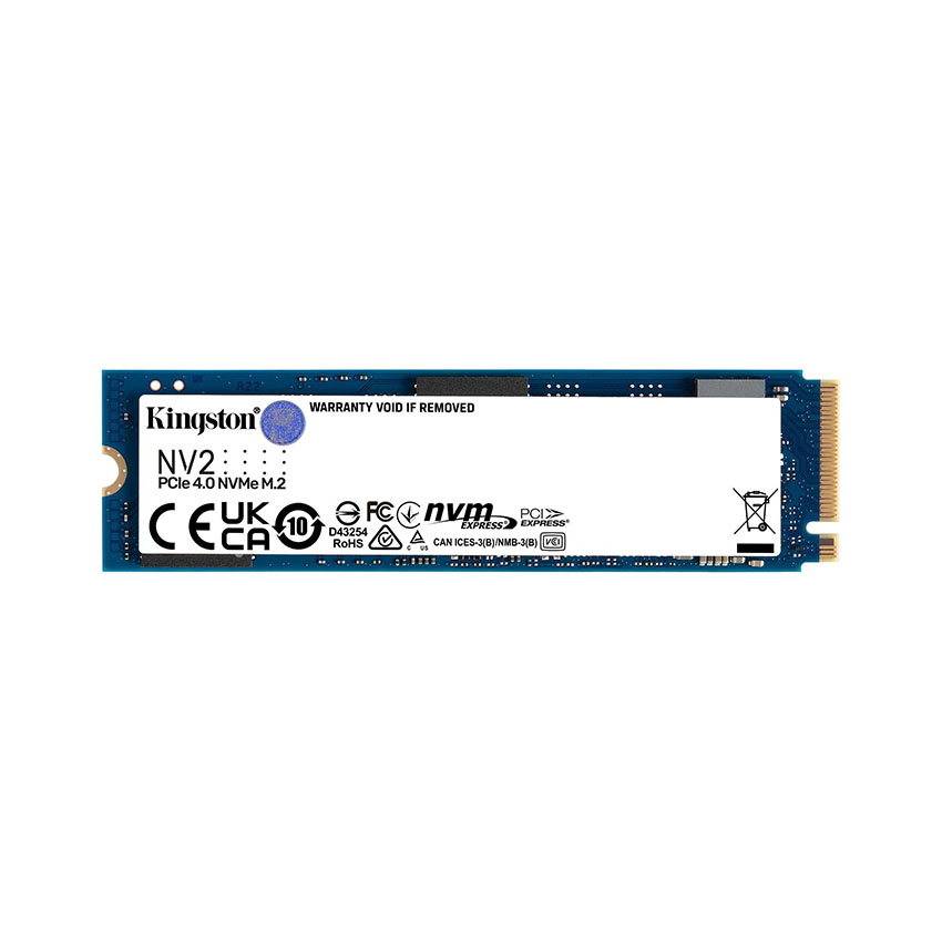Ổ cứng SSD Kingston SNV2S 1TB NVMe M.2 2280 PCIe Gen 4x4 (Đọc 3500MB/s - Ghi 2100MB/s) - (SNV2S/1000G) 2