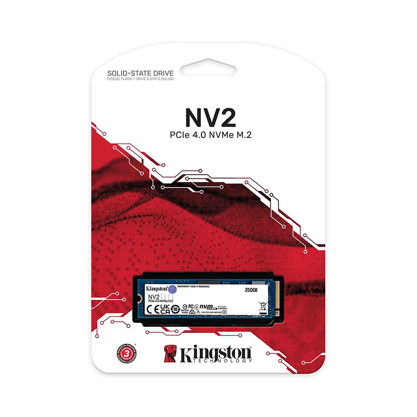 Ổ cứng SSD Kingston SNV2S 1TB NVMe M.2 2280 PCIe Gen 4x4 (Đọc 3500MB/s - Ghi 2100MB/s) - (SNV2S/1000G) 3