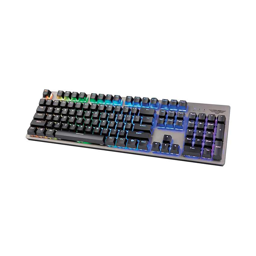 Bàn phím cơ Newmen GM369 Brown Switch (USB/HOT SWAP/LED RAINBOW) 2