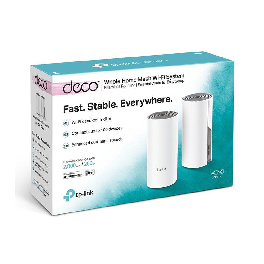 Bộ định tuyến TP-Link wifi mesh Deco E4 (2-Pack) 3