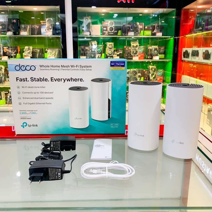 Bộ định tuyến TP-Link wifi mesh Deco E4 (2-Pack) 8