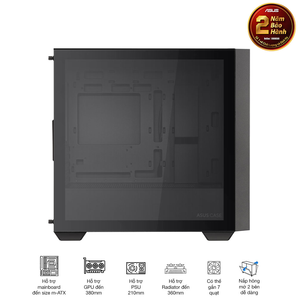 Vỏ case Asus A21 BLK 11