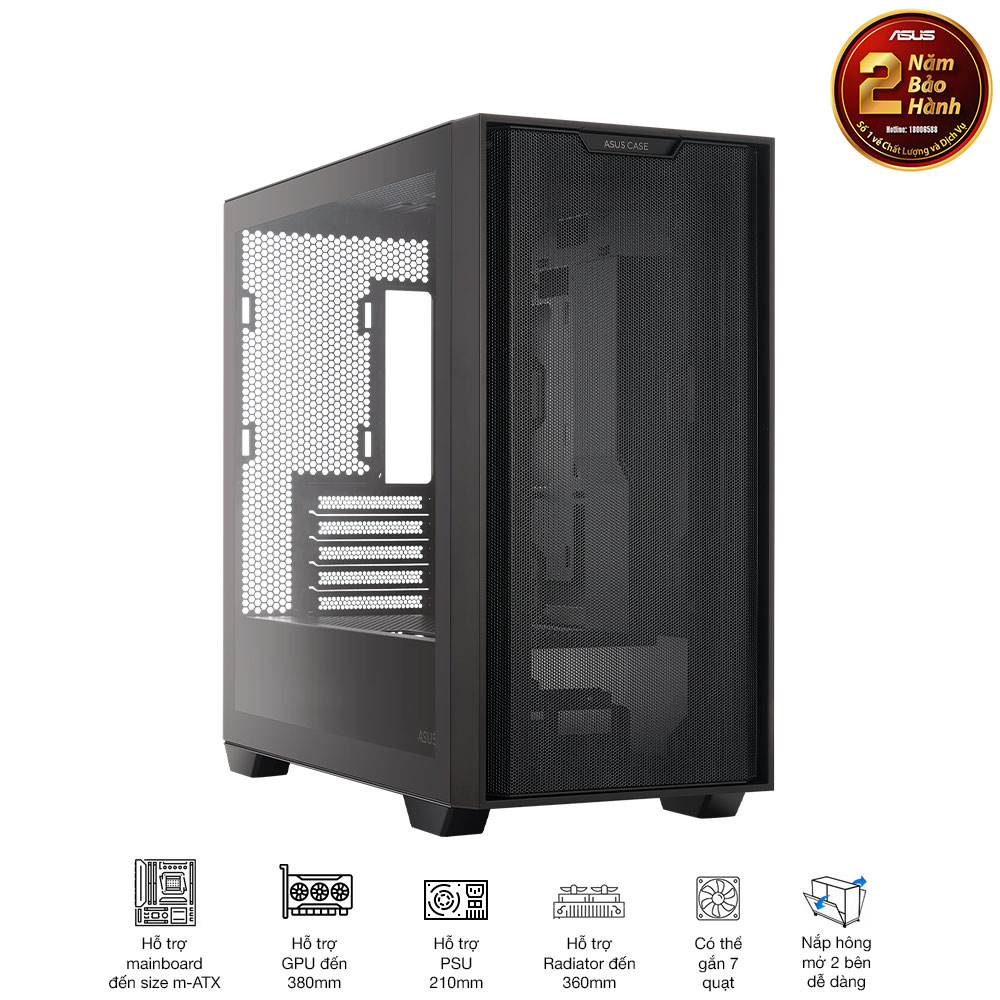 Vỏ case Asus A21 BLK 15