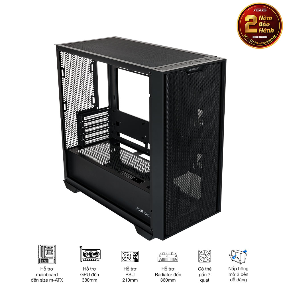 Vỏ case Asus A21 BLK 16